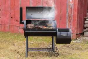 Smoking on the Oklahoma Joes Highland offset smoker