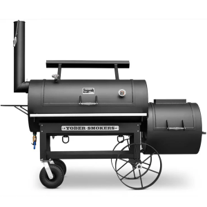Yoder Kingman 24" Offset smoker in studio shot