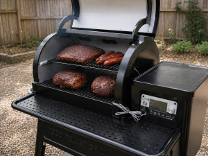 Smoking on the Z Grills 7052B